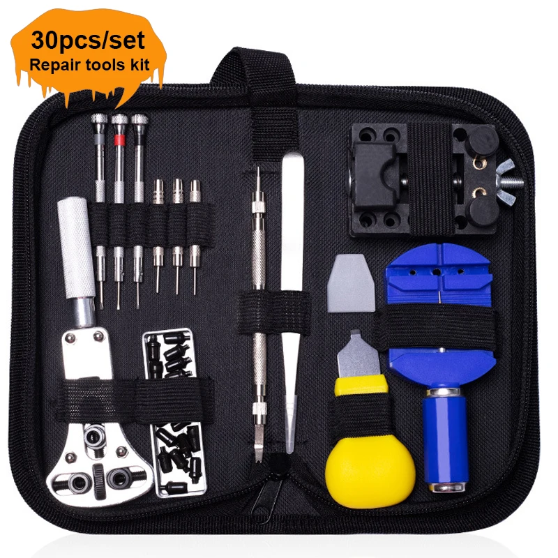 147pcs watch tools kit professional watchmaker tool 63pcs/31pcs/30pcs/16pcs watch repair tools set with opener remover tweezers