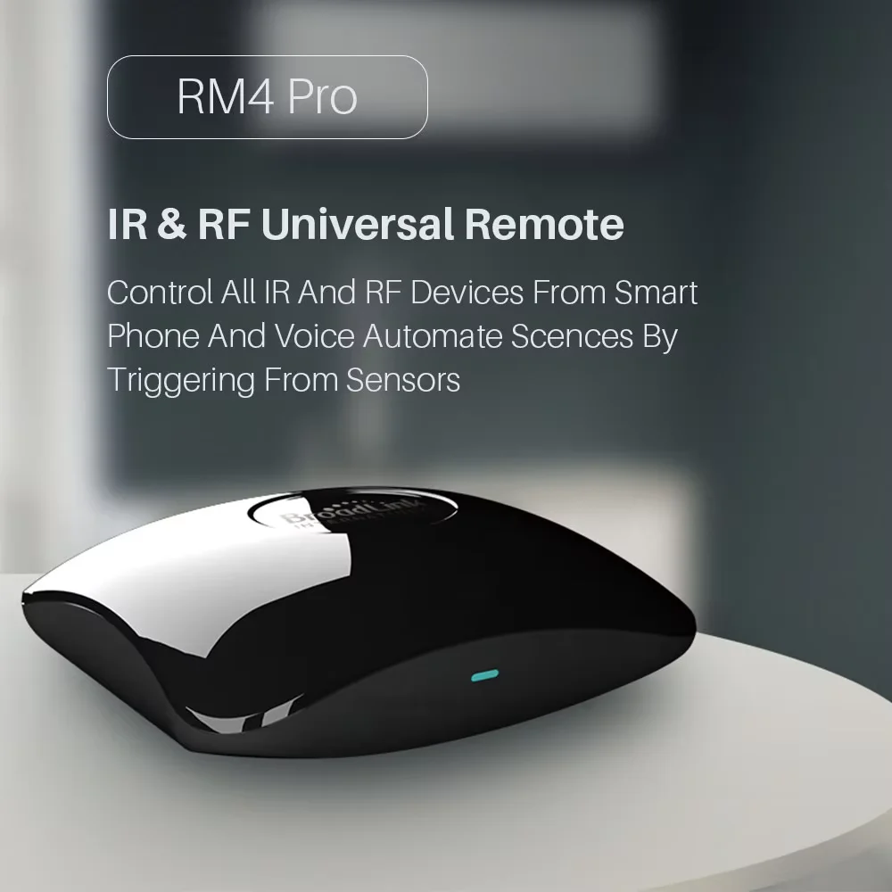 Фото Новый BroadLink RM4 Pro 2026 года: универсальный пульт дистанционного управления HTS2, радиочастотный контроллер, ИК-выключатель для умного дома, работает с Alexa и Google Assistant №3