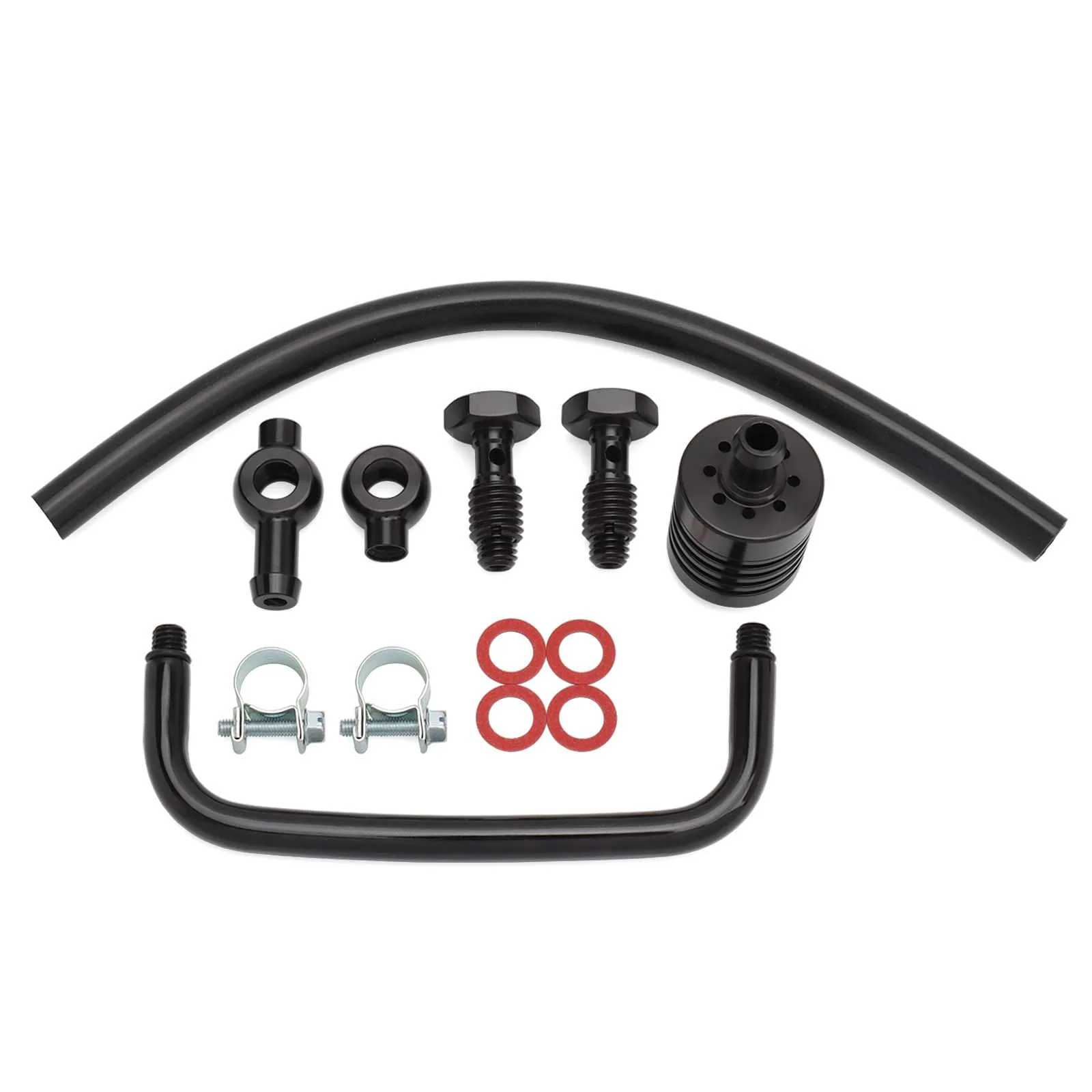 

Комплект кронштейнов для сапуна картера мотоцикла, подходит для Harley 1993-2017 Big Twin Touring Road King Dyna Softail Super Glide Fat Bob