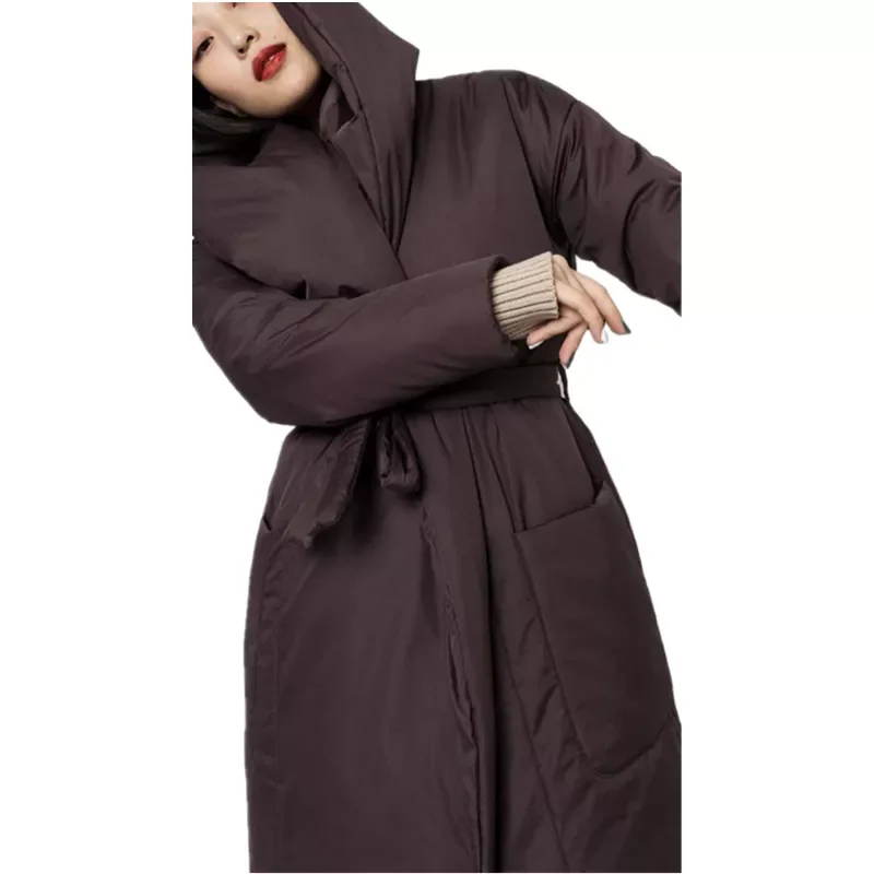 2022New Women Winter Jacket coat Stylish Thick Warm fluff Long Parka Female  water proof outerware coat New Hot