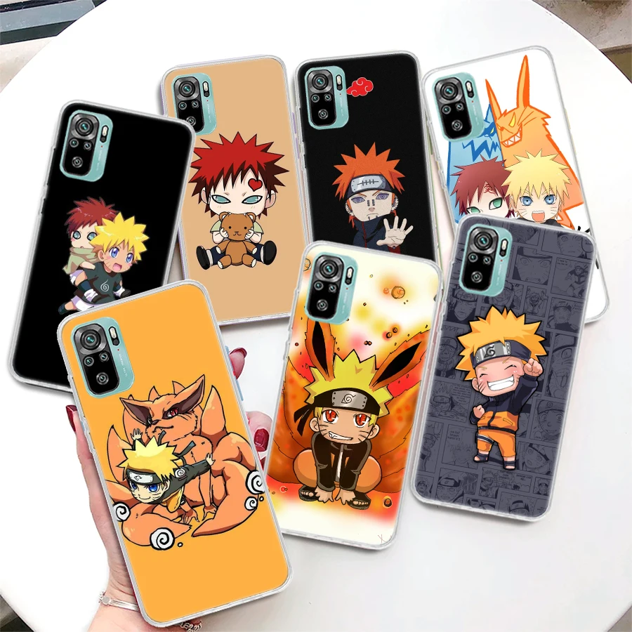 

Cartoon Cute Naruto Coque Phone Case For Xiaomi Redmi 10 9 9A 9C 9T 8 8A 7 7A 10A 10C Prime 6 6A K20 K30 K40 Pro S2 Soft Cover P