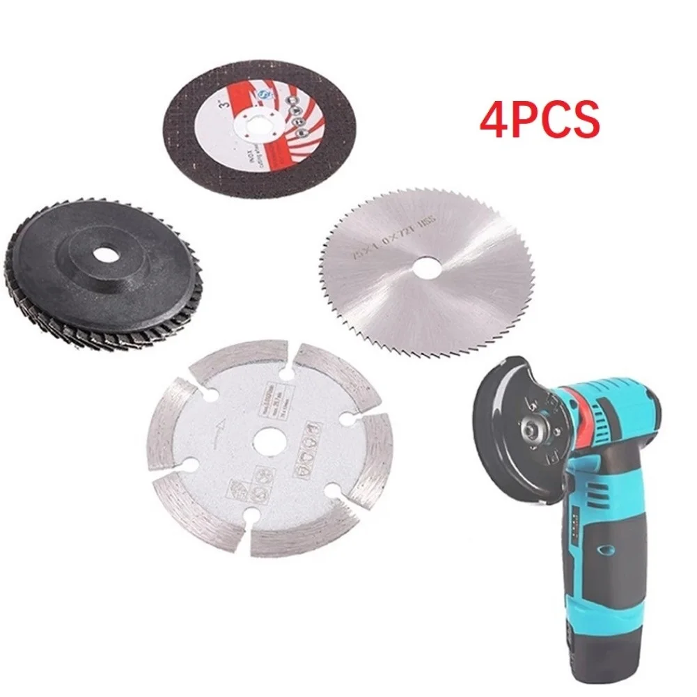 4pcs Cutting Disc Saw Blade For Angle Grinder Metal Circular  Grinding Wheel Steel Stone Sanding Cutting Discs 75mm