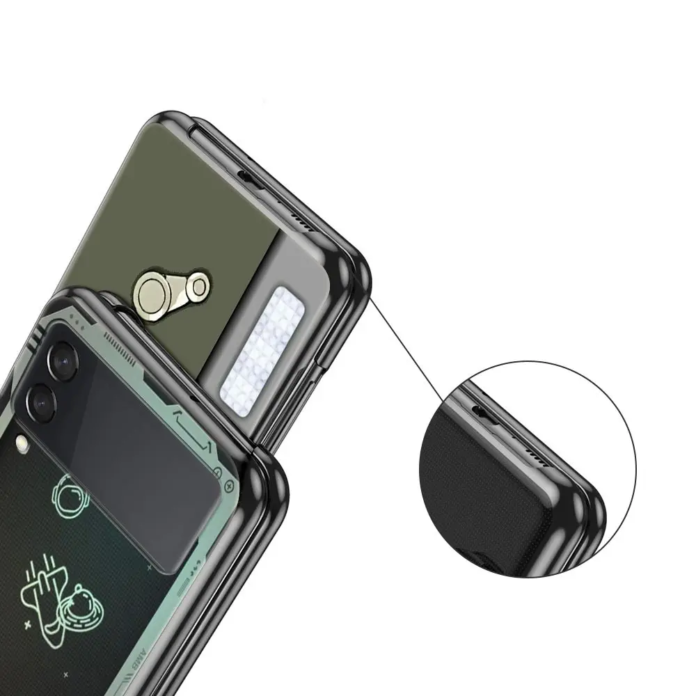 Флип-чехол Z 4 для телефона Samsung Galaxy Flip 3 флип-чехол ZFlip3 zp4 Винтажный чехол камеры