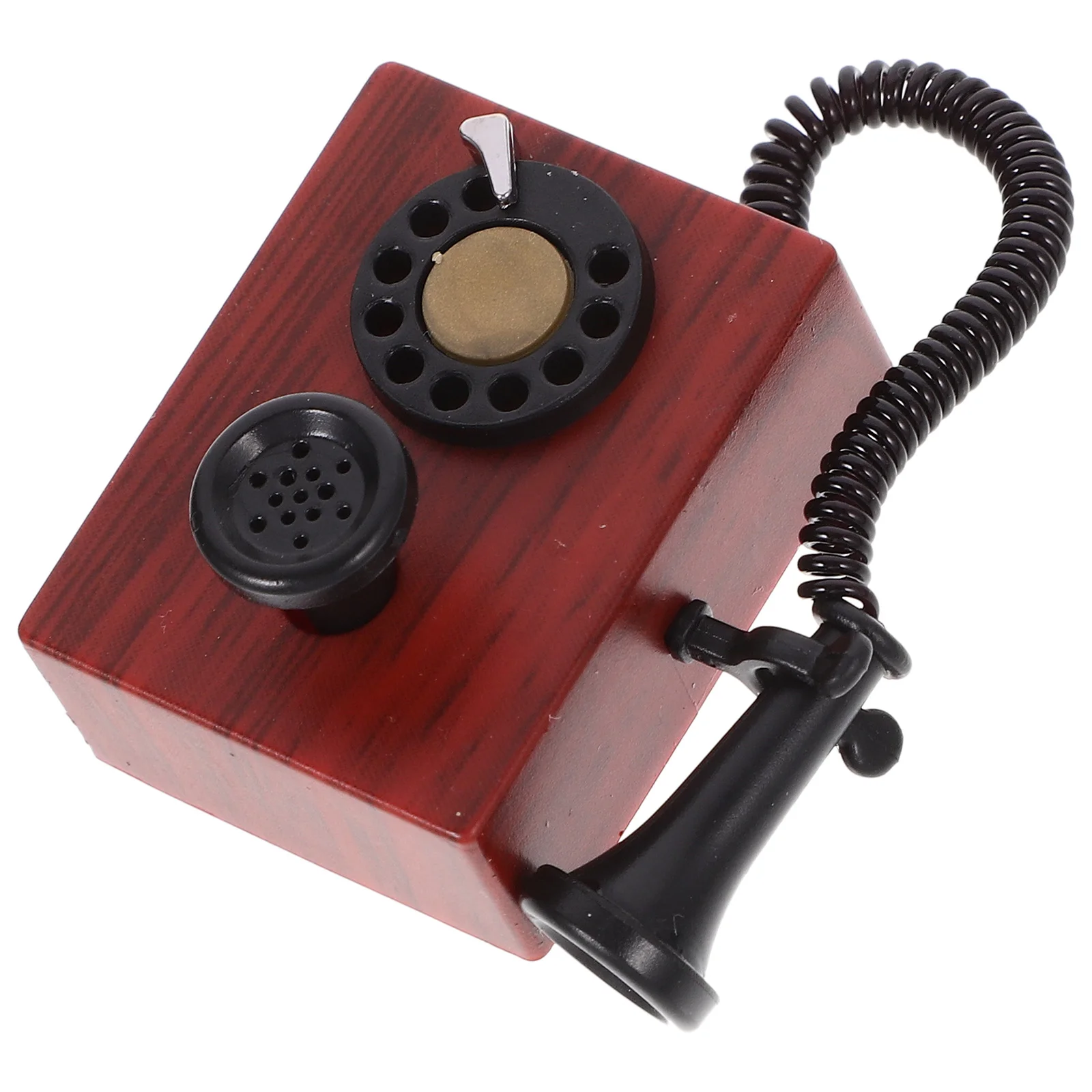 

House Phone Telephone Models Mini Decor Miniature Furniture Supplies Small