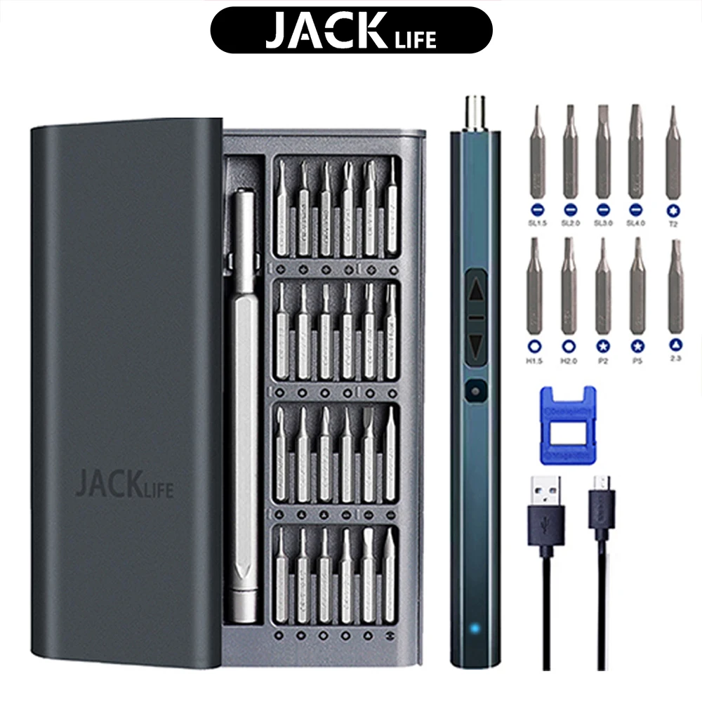 Manual screwdriver USB Charging Portable Mini Electric Screwdriver Cordless Drill Magnetic Screw Repair Kit Magnetic screwdriver
