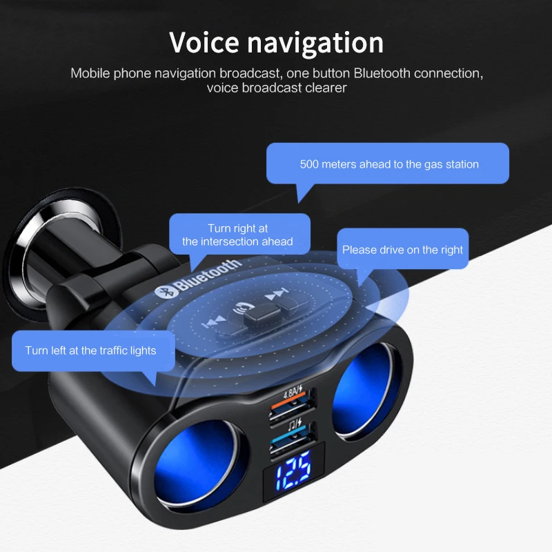 

Universal Car Mp3 Player Portable Car Charger Durable Support U Disk Music Play Bluetooth Fm Transmitter Car Accessories