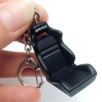 1 pc fashion bag pendant gift mini jewelry metal key holder auto seat keychain car driving chair keychain racing seat key rings