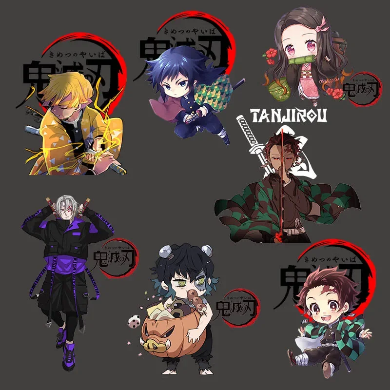 Виниловые нашивки для одежды с рисунком аниме рассекающий демонов
