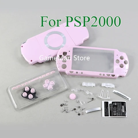 Чехол-накладка OCGAME для PSP 2000 PSP 2000, разные цвета, полный корпус, Сменный Чехол с набором кнопок
