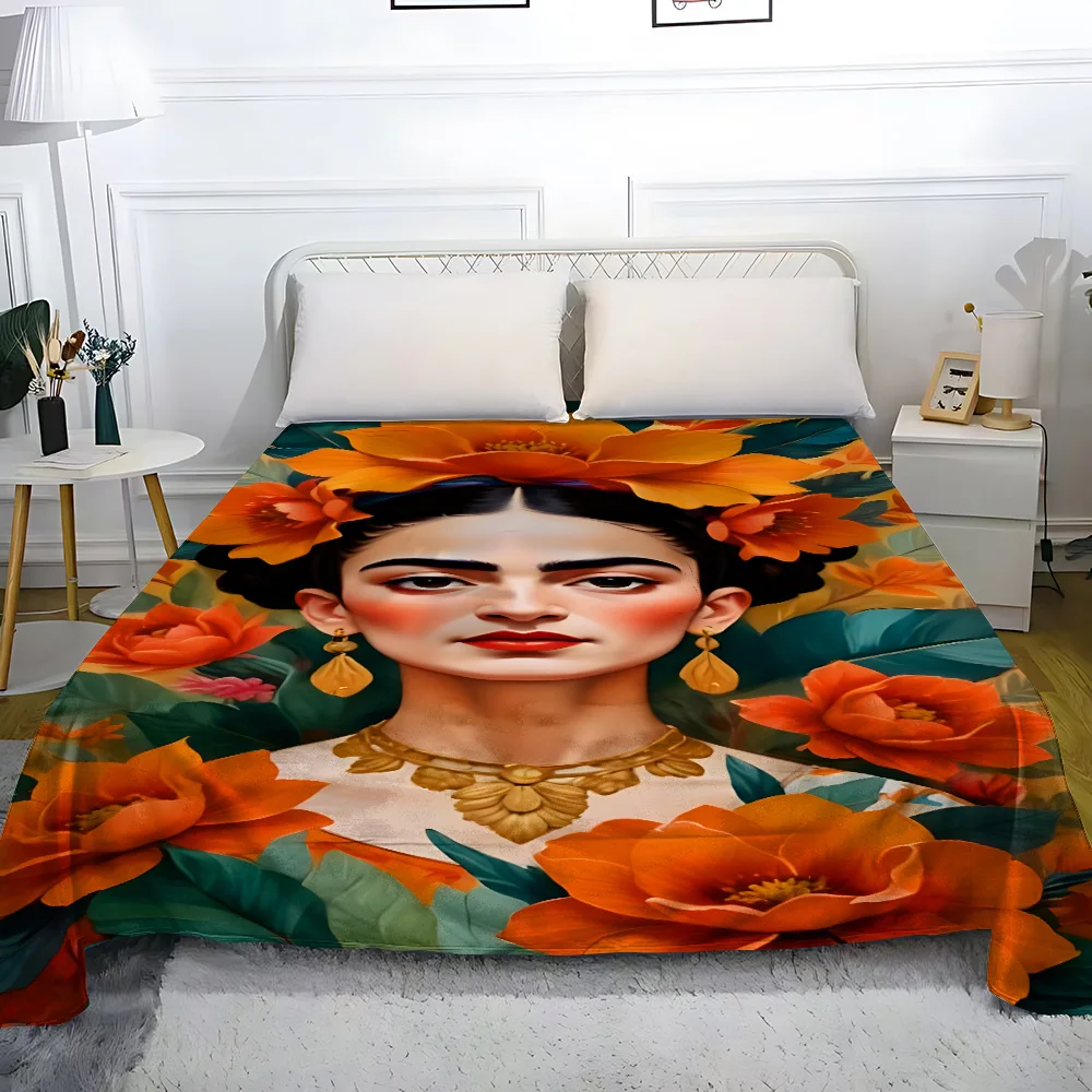 Постельное белье для взрослых и детей простыня Hot F-Fridas с рисунком (без наволочки)