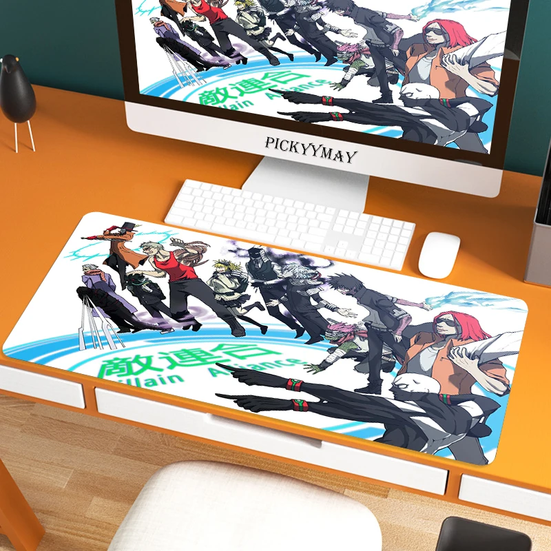 

My Hero Academia 80x30cmXL Lockedge Large Gaming Mouse Pad Computer Gamer CS Keyboard Mouse Mat Hyper Beast Desk Mousepad For PC