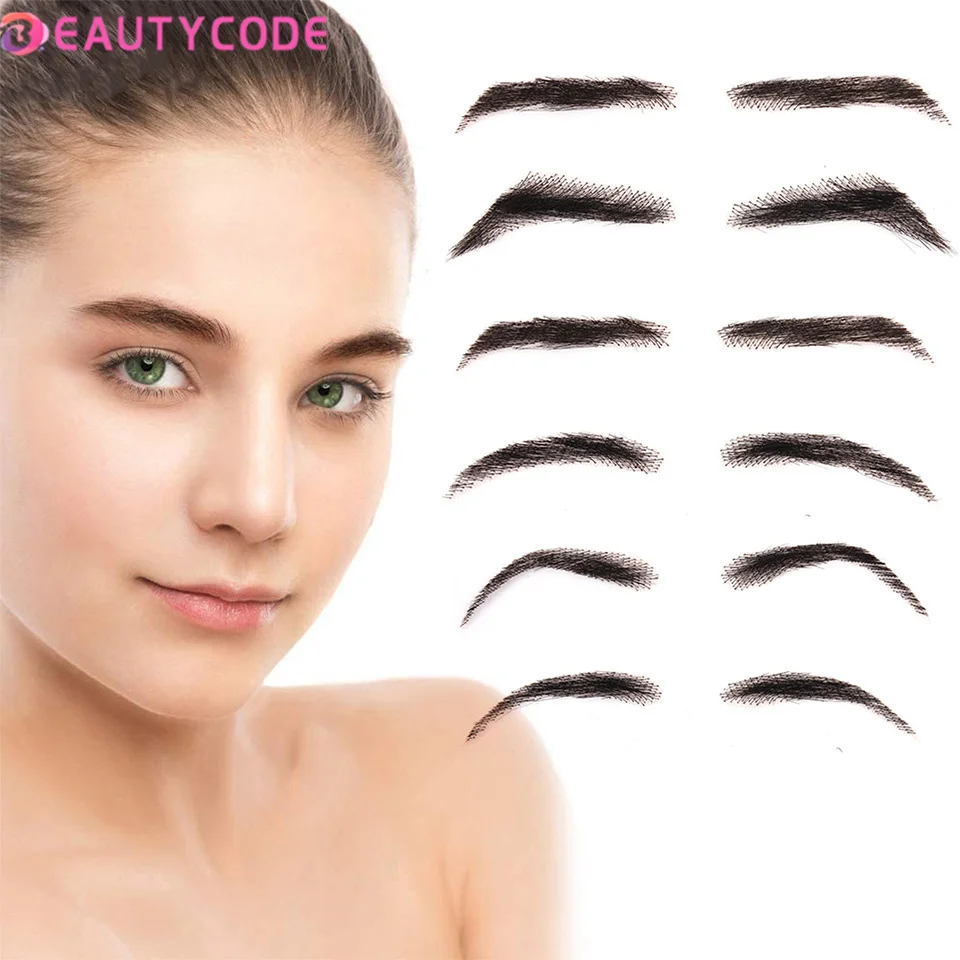 BEAUTYCODE For Women's Jolie Style Eyebrows Hair Eyebrows Artificial Weaving Workers' Hair Braided Eyebrow Wigs