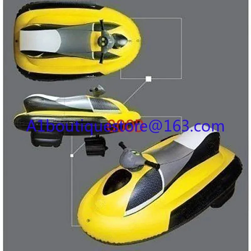 Надувной электрический морской самокат из ПВХ и опыт езды на водоструйной лодке