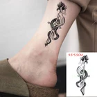 Водостойкая временная татуировка наклейка красота Змея Крест сексуальное боди-арт флэш-тату поддельные татуировки для женщин мужчин