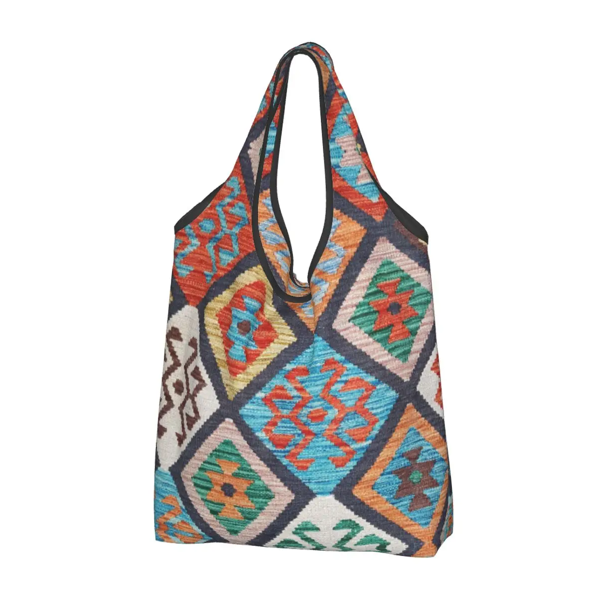 

Милые винтажные турецкие сумки-шопперы Kilim для покупок, портативные винтажные персидские этнические богемные товары, сумка-шоппер через плечо