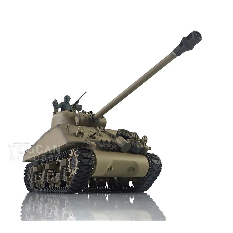 

Henglong 2.4G 1/16 Scale 7.0 Plastic M4A3 Sherman RTR RC Tank 3898 360 Turret Launch Infrared Battle Engine Sound TH19776-SMT7