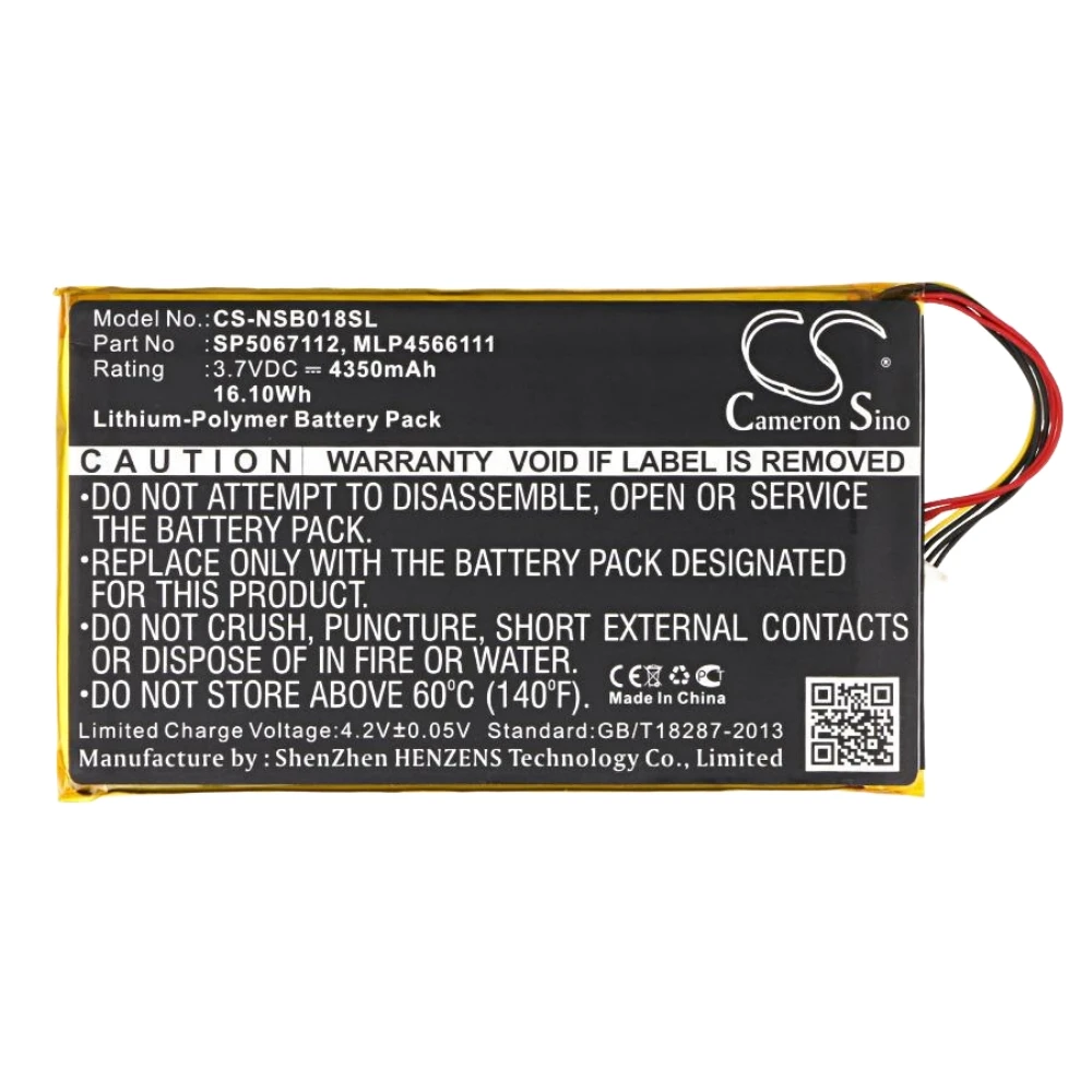 Литий-полимерный аккумулятор для планшета Fuhu 3 7 В 4350 мАч Nabi DreamTab HD8 DMTAB IN08A SP 5067112