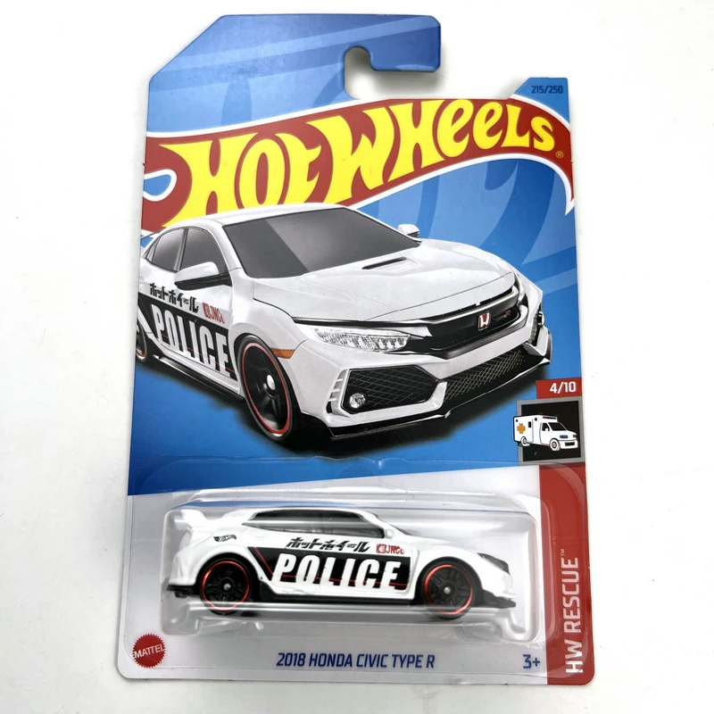 2023-215 автомобили Hot Wheels 2018 HONDA CIVIC Тип R 1/64 металлические Литые модели игрушечных