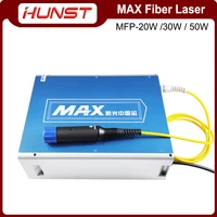 hunst max q switched pulse fiber laser source 20w 30w 50w 1064nm high quality laser for diy metal marking and engraving machine