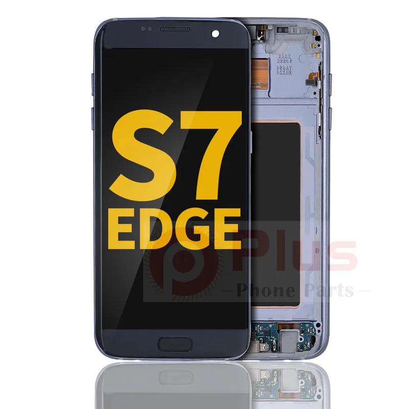 

AMOLED Display With Frame Replacement For Samsung Galaxy S7 Edge (Refurbished) (All US Models/G935A) (Black Onyx)