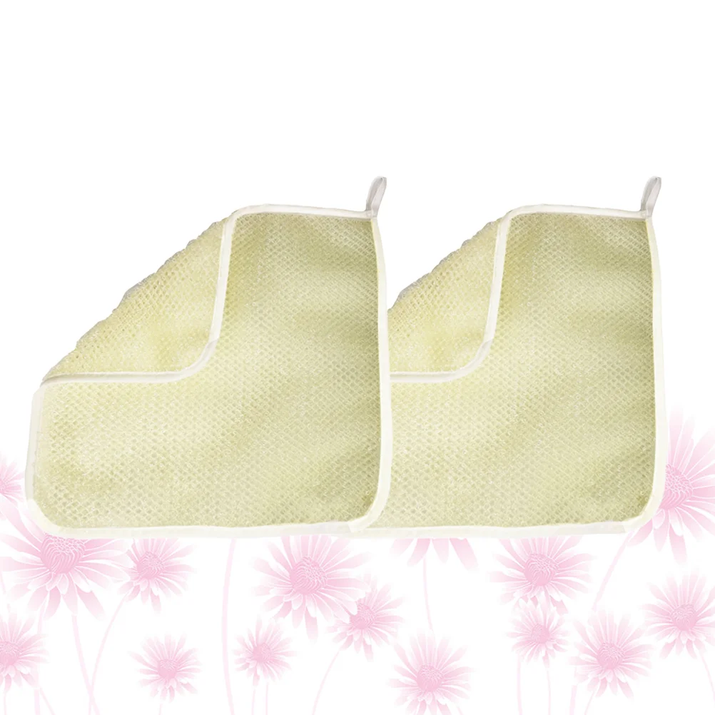 

2 Pcs Bath Towels Body Washing Scrubber Clean Accessories Cleaning Tool Bathing Wisp for