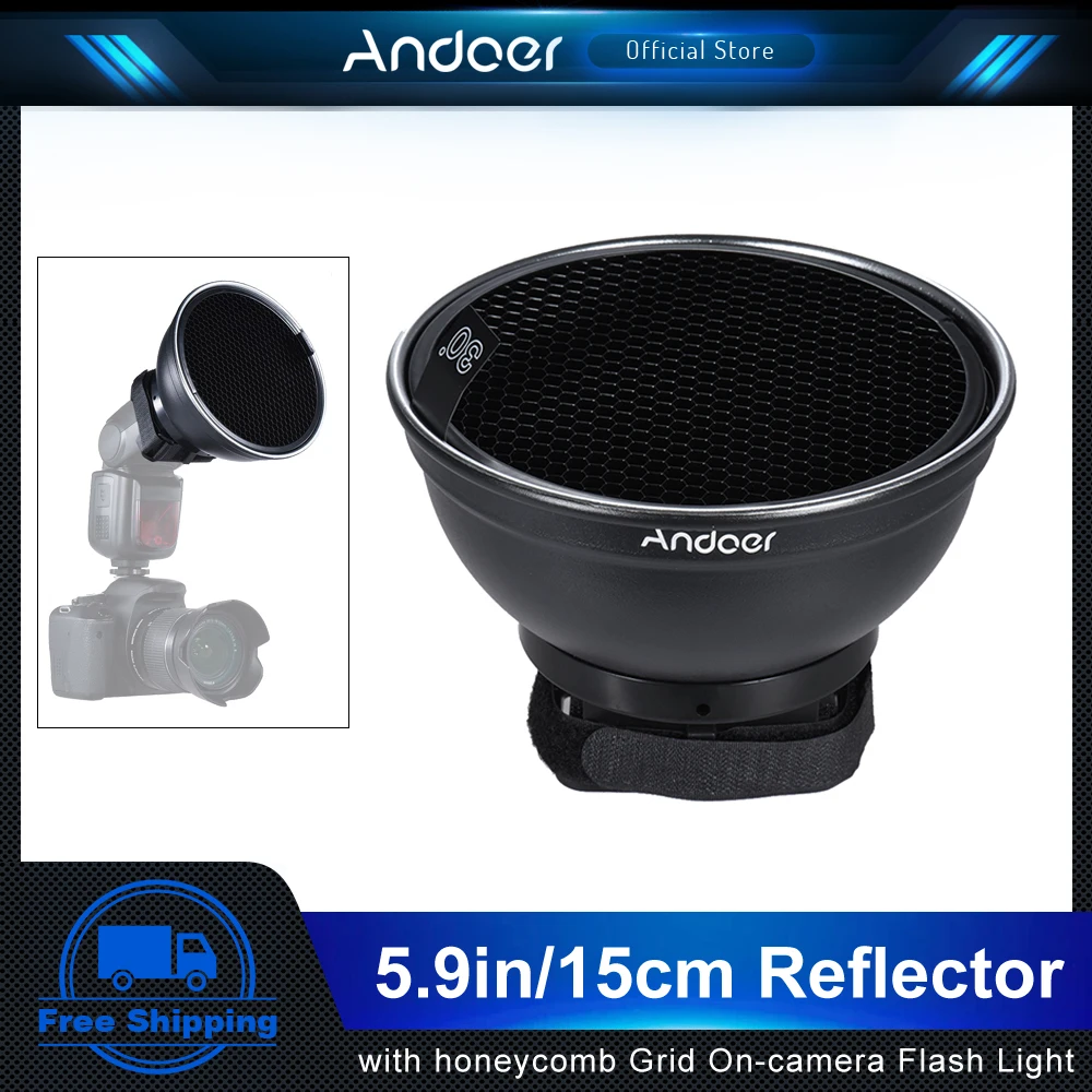 Diffuser With 30° Honeycomb For Neewer Canon Nikon Yongnuo 