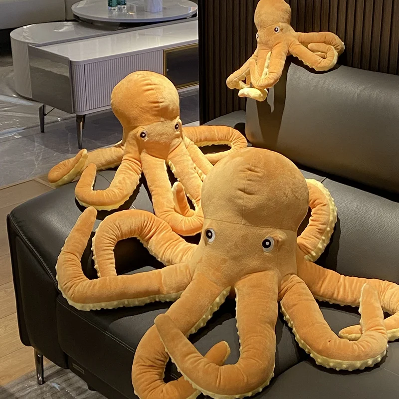 

40-80CM New Octopus Plush Toy Stuffed Animal Cuttlefish Plush Ocean Doll Toys for Kids Sleeping Playmate Baby Children Gift 40/6