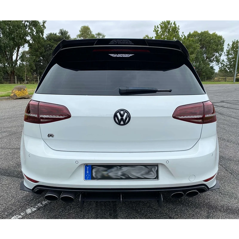 For VW Volkswagen Glof 7 MK7 GTI Only 2014-2017 High Quality ABS OSIR Style Rear Roof Wing Spoiler Body Kit images - 6