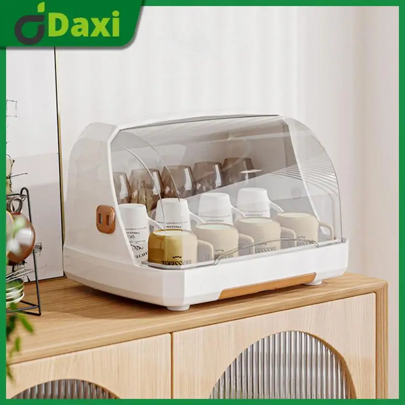 

Glass Glass Rack Desktop Dustproof And Antifouling Drain Storage Basket Tableware Kitchen Kitchen Storage Rack Storage Rack