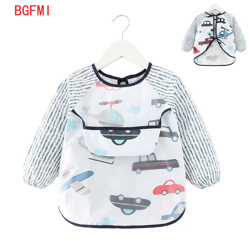 

0-4 Baby Bandana Bibs Cute Colorful Cartoon Bibs Waterproof Infant Eating Children Drawing Summer Baby Self Feeding Bib Newborns