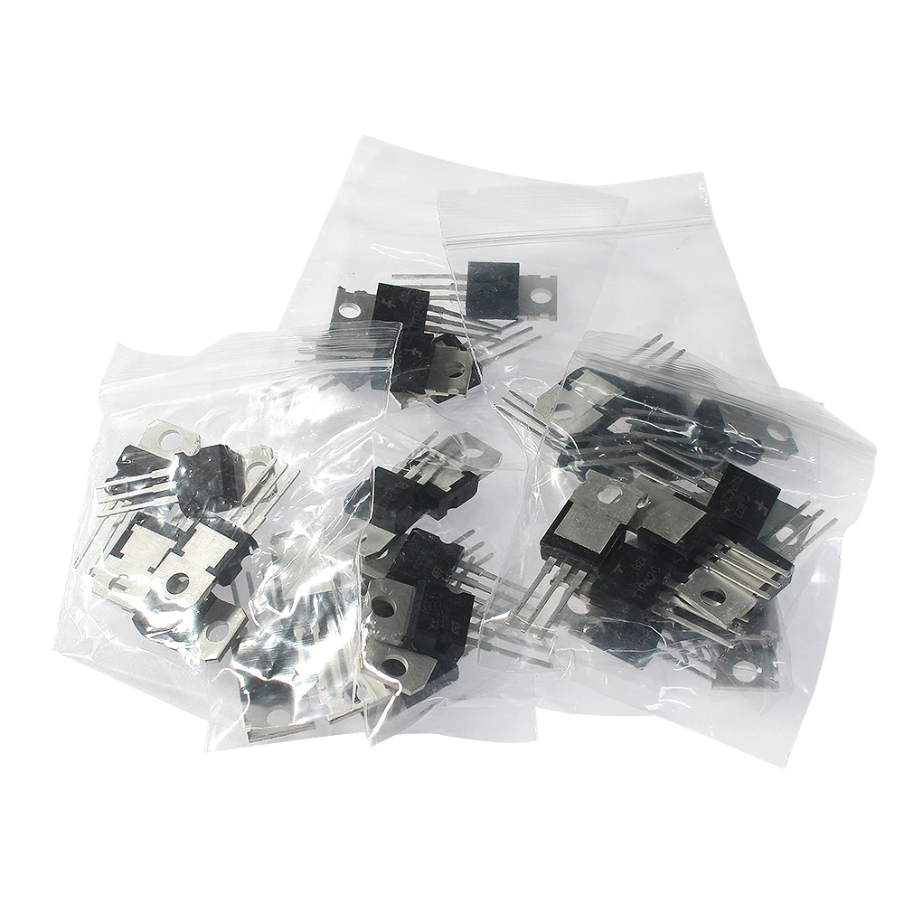 

35PCS TO-220 PNP NPN Transistor Kit Pack, TIP31C TIP32C TIP41C TIP42C TIP122 TIP127 TIP142 Electronic Components set