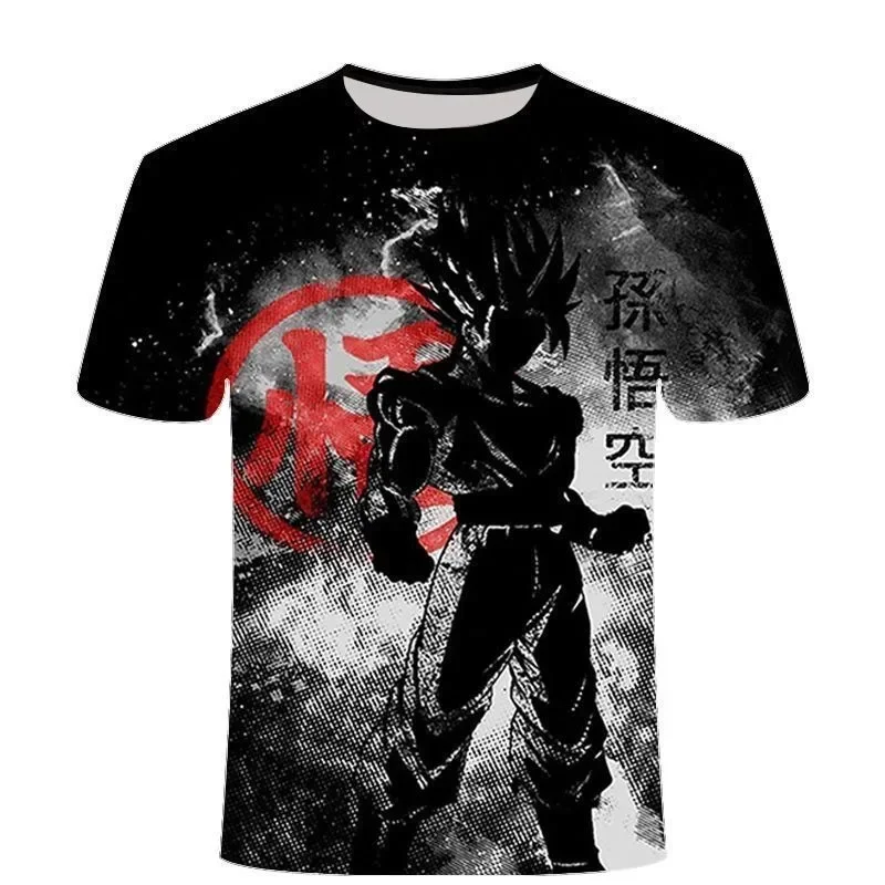 Dragon Ball Son Goku Goten Gohan Аниме Персонаж фильма Футболка с героями мультфильмов