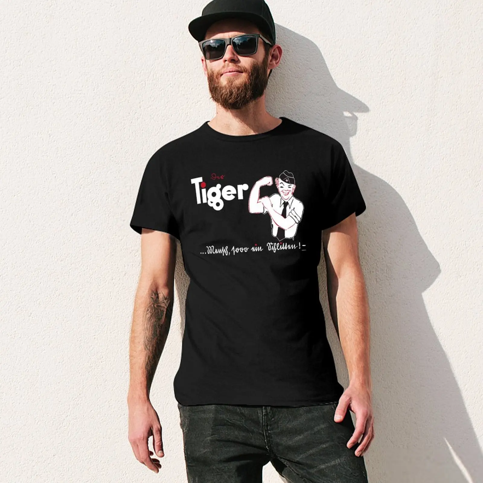 Фото Футболка TIGER FIBEL с оригинальным графическим принтом №3