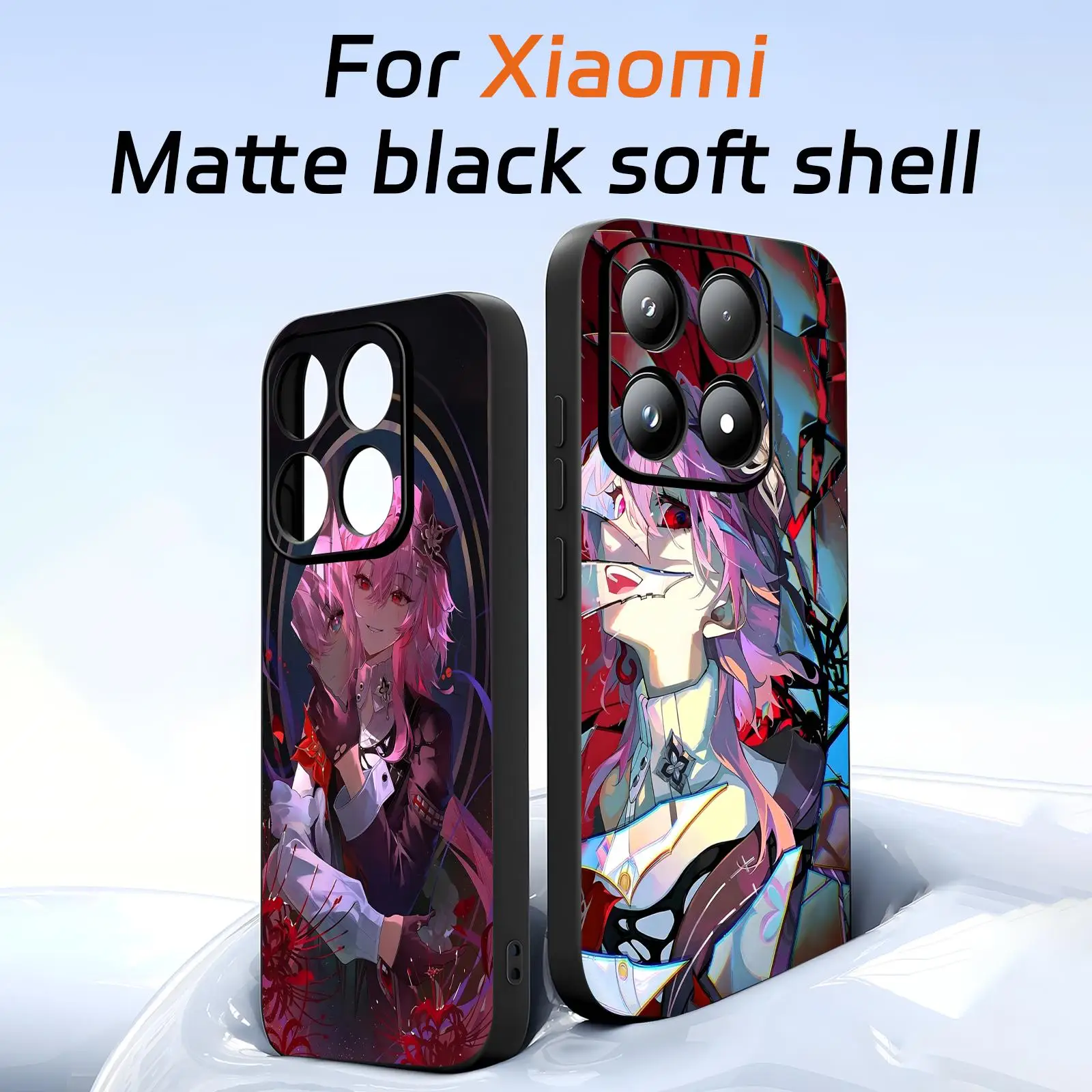 Фото Чехол для телефона Honkai Star Rail Evernight для Xiaomi 17 15 14 13 12 11 T Ultra Pro, мягкий черный противоударный чехол №1