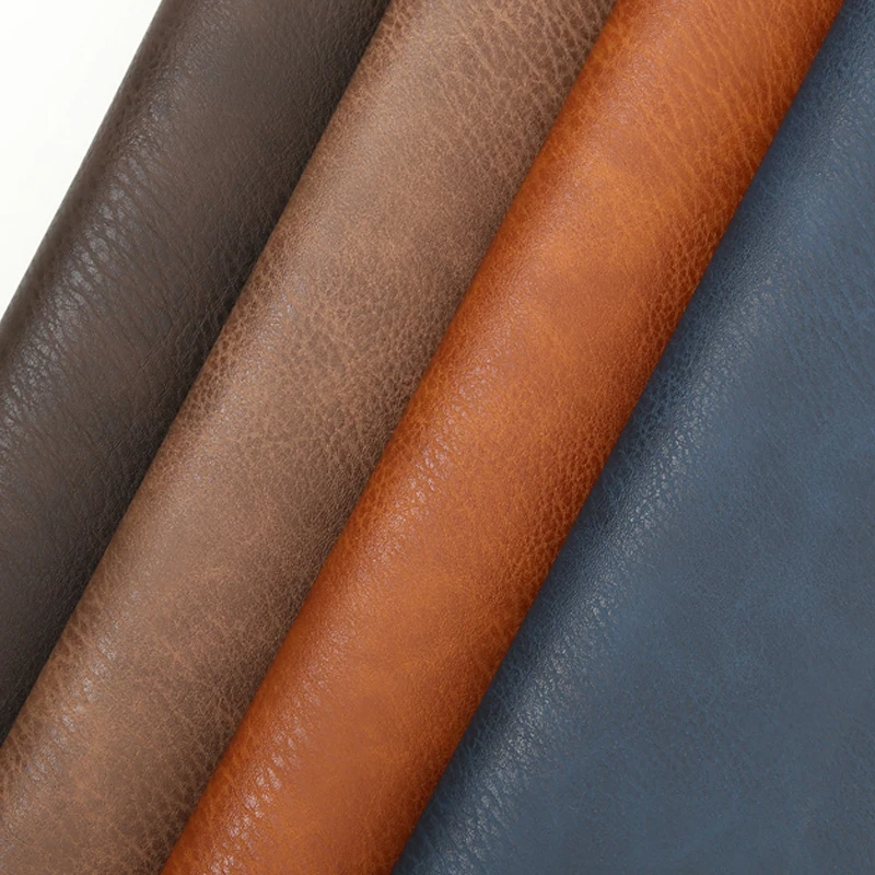 1.2mm Thickness Crazy Horse Leather PU Faux Artificial Synth