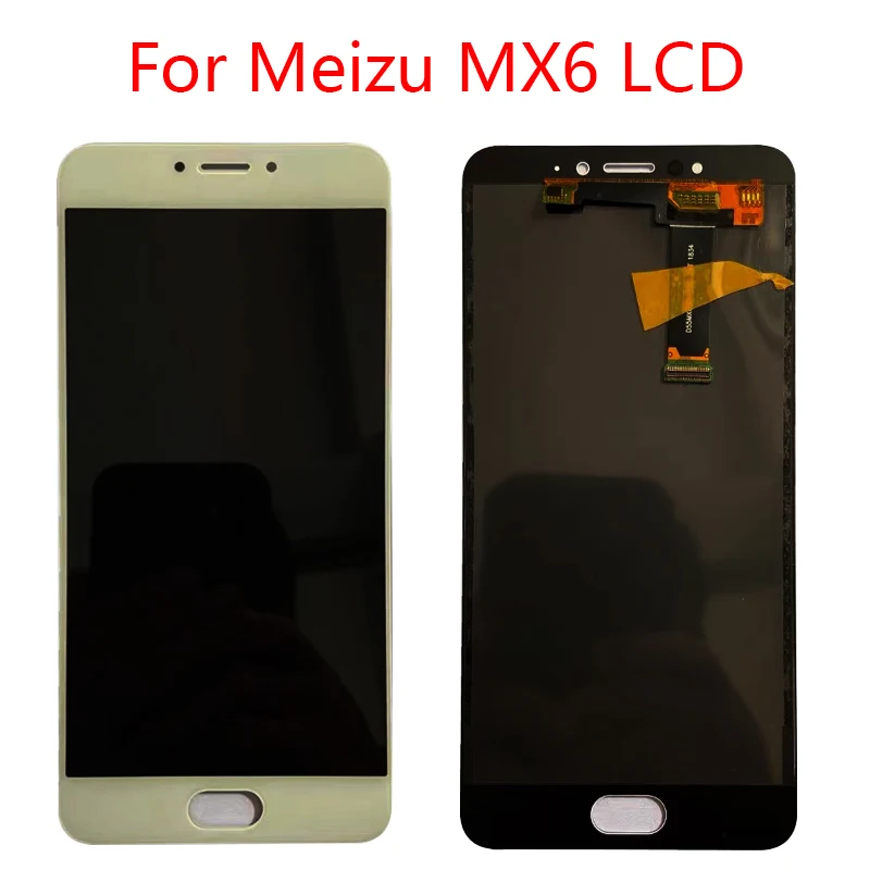 5,5 'оригинальный протестированный для Meizu MX6 ЖК-экран дисплей с рамкой + сенсорная панель дигитайзер для Meizu MX6 рамка дисплея