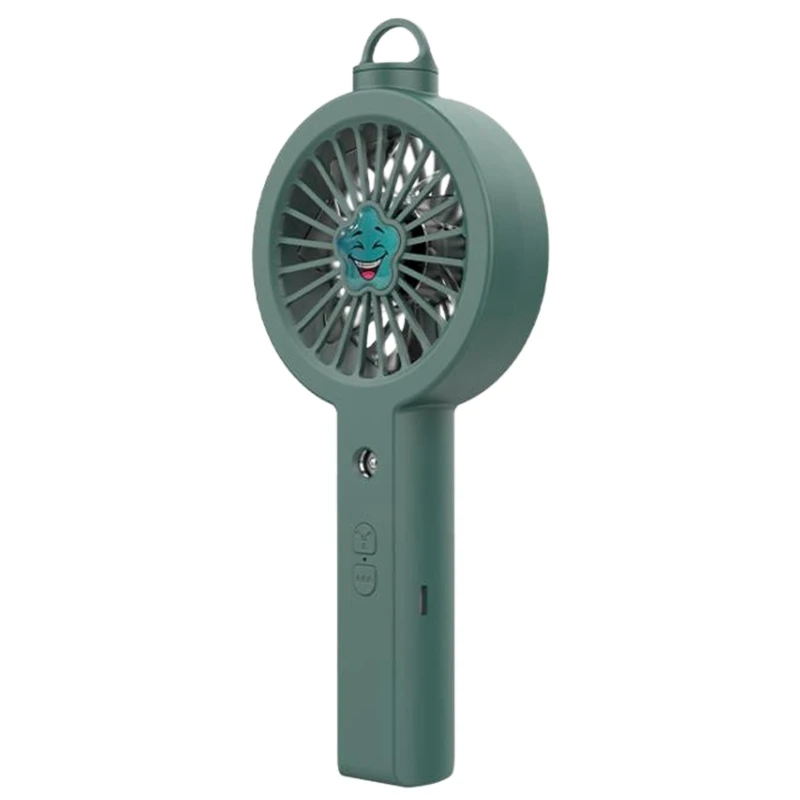 

Mini Water Spray Misting Fan Handheld Nano-Atomization Mist Sprayer Facial Humidifier Fan Dual Use-Green