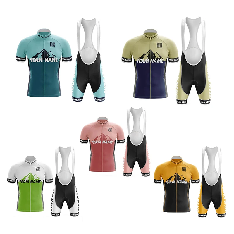 

Заводская индивидуальная командная велосипедная форма, комплект велосипедной одежды из Джерси, летняя одежда для шоссейного велосипеда, дизайн «сделай сам», футболка для горного велосипеда, одежда для велоспорта