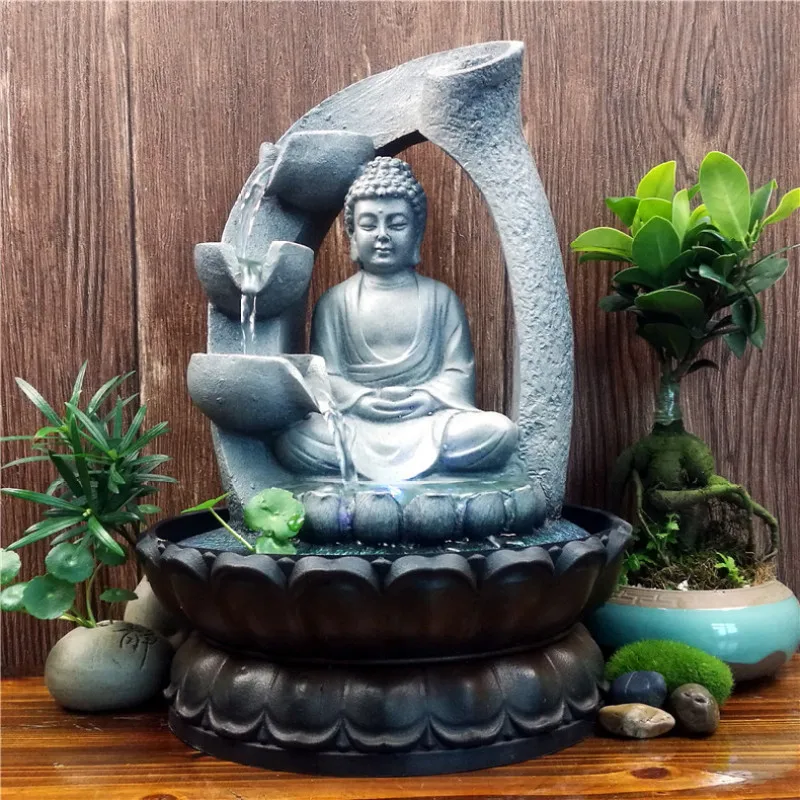 

Southeast Asian Crafts Creative Buddha Statue Resin Flow Room Decoration Home