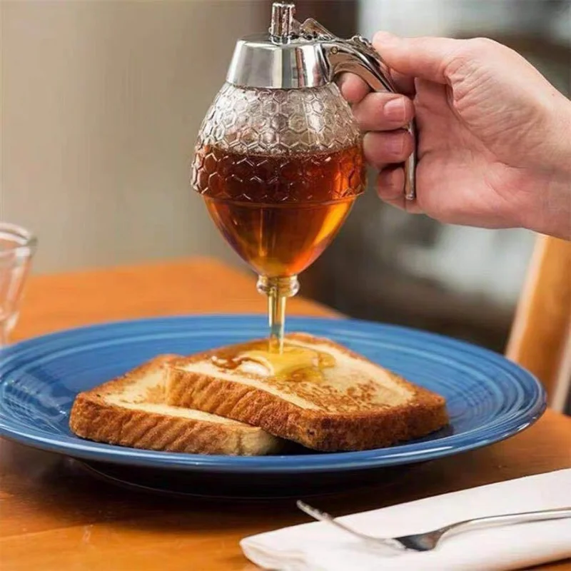 

New Honey Squeezing Bottle Cans Kitchen Spice Jar Press Syrup Bottle Can Oil Pot Soy Sauce Bottle Vinegar Pot