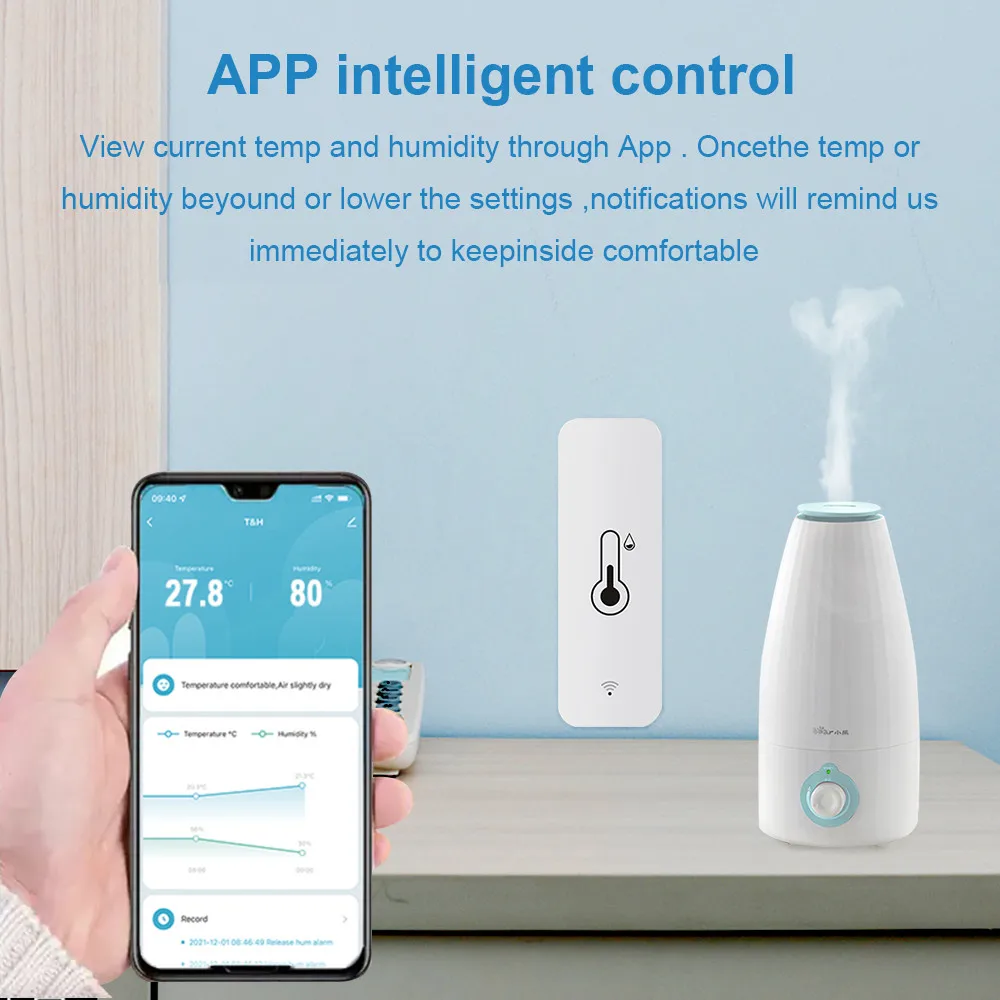 

Смарт-термометр Tuya с Wi-Fi и голосовым управлением