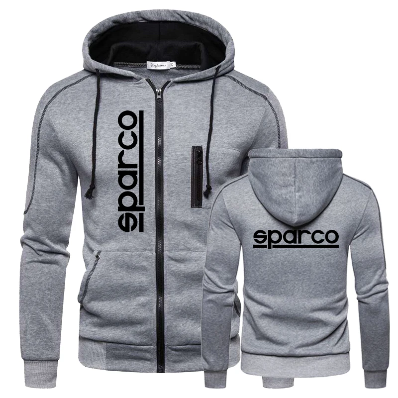 

2022 Men's Hoodies Coat Autumn Winter Motorcycle Racing Team Zip Up Sweatshirt Personality Sportswear Zipper Jackets