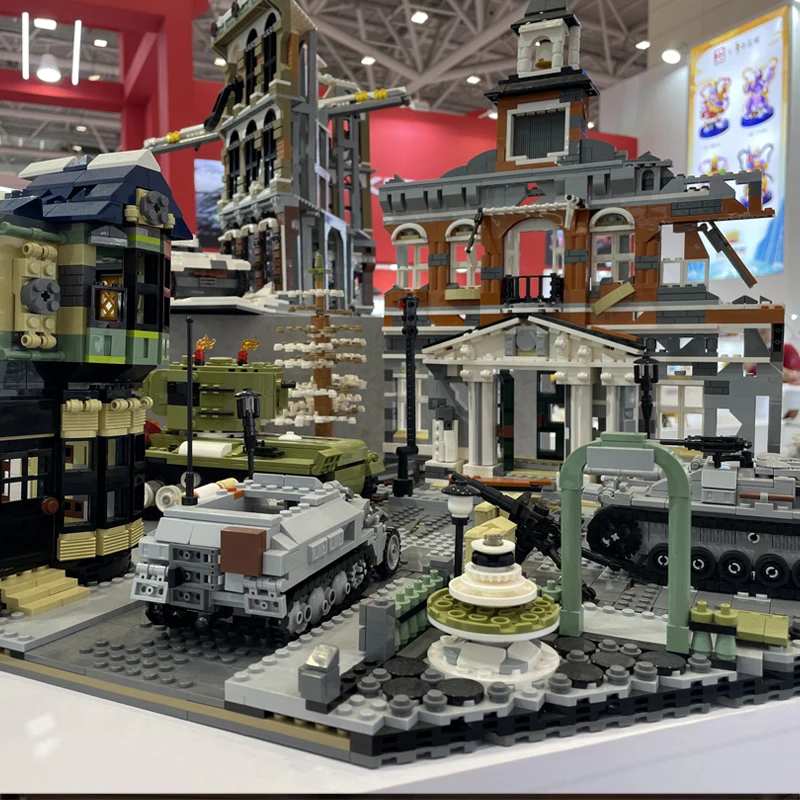 

Military Series Barbarossa Project Model Building Blocks War Street View Bricks WW2 Soldier Weapon Army Toys For Kid Xmas Gift