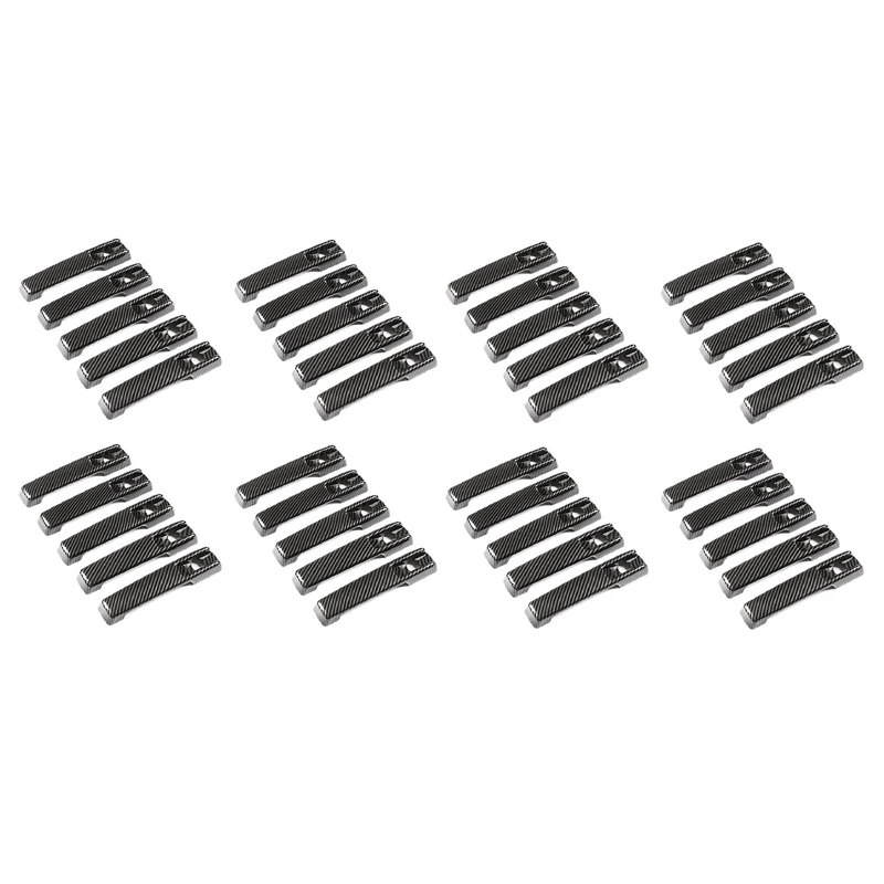 

40X Car Carbon Fiber Exterior Door Handle Trim Cover For Mercedes Benz G Class W463 W464 G65 G55 G63 G500 G550 2019-2020