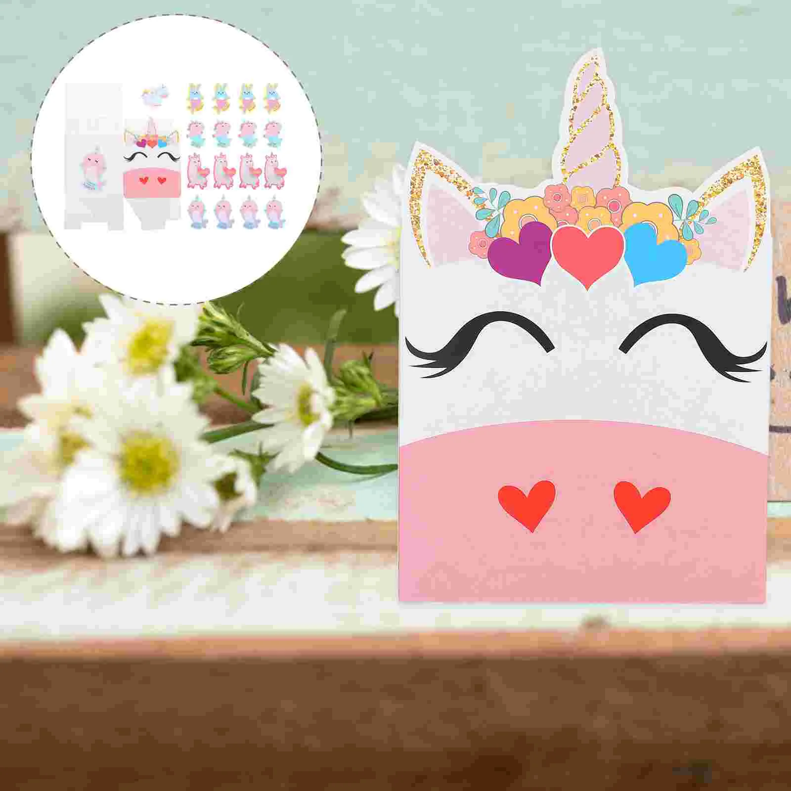 

1 Set Exchange Unique Greeting Cards for Gift Classroom Valentine's Day
