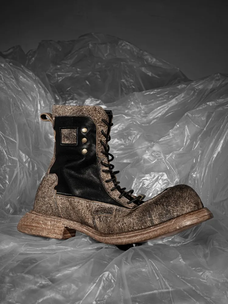 Рисунок 6 - Ботинки мужские высокие из воловьей кожи