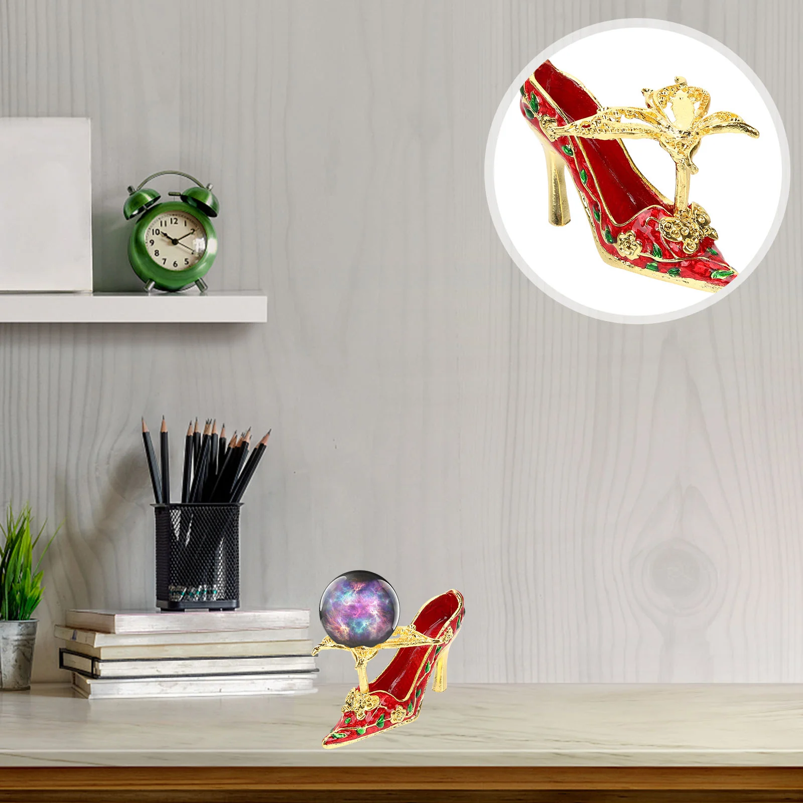 

Crystal Stand Base Sphere High Holder Heel Planter Pedestals Display Shoes Heels Figurine Mini Air Metal Stool Teapot Box