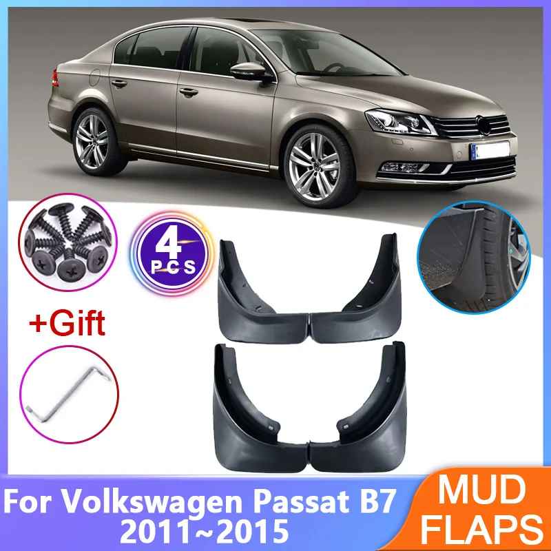 

Брызговики для Volkswagen VW Passat B7 2011-2015, передние и задние щитки от грязи, брызговики, брызговики, аксессуары от брызг