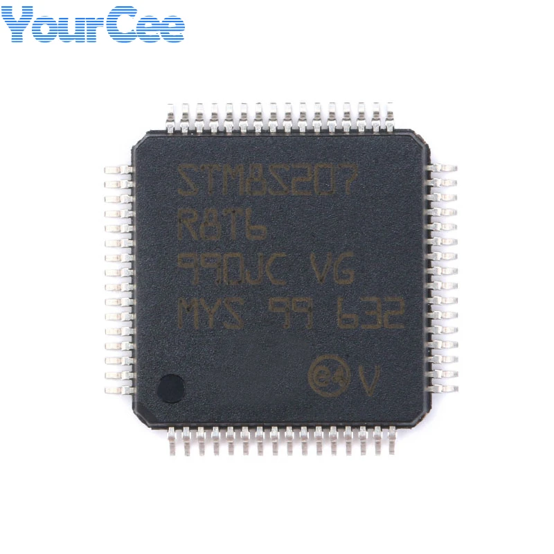 Микроконтроллер STM8S STM8S207 STM8S207R8T6, флэш-память 24 МГц 64 КБ, 8 бит, микроконтроллер MCU EEPROM 1536B RAM 6 КБ, микроконтроллер IC