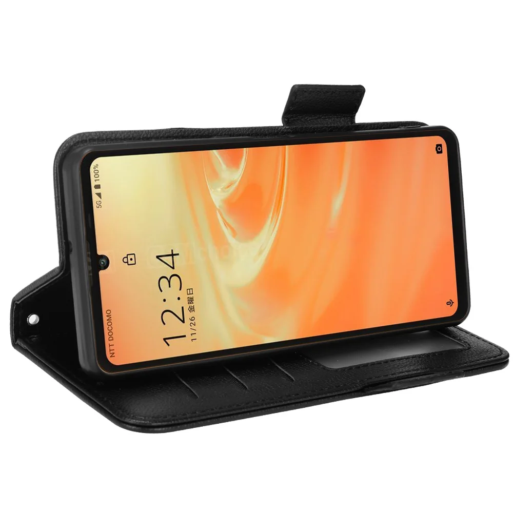 Чехол-кошелек с слотом для карт Sharp Aquos Sense6 6 1 дюйма кожаный противоударный чехол